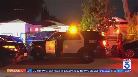 Late-night visit to Van Nuys home results in shooting that leaves 1 dead, 1 wounded